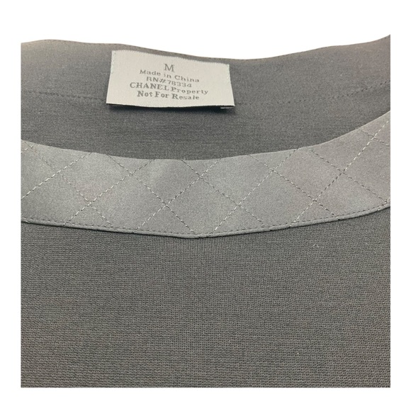 CHANEL Black Uniform Top. Size Med. - Picture 6 of 7
